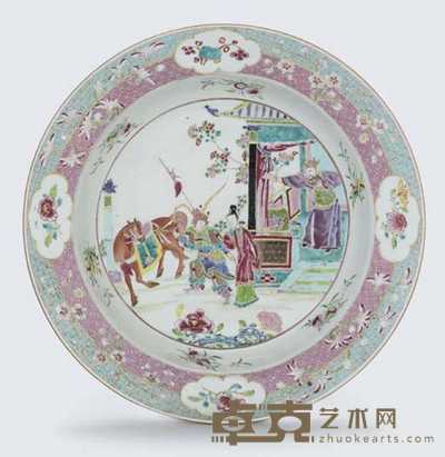 YONGZHENG (1723-35) A PAIR OF LARGE FAMILLE ROSE BASINS 